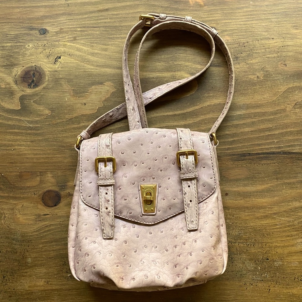 Marc by Marc Jacobs ostrich shoulder bag